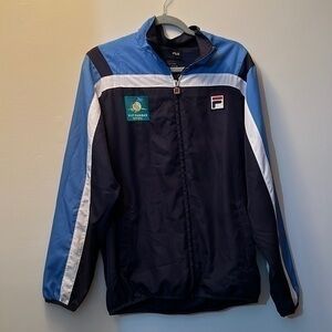 Fila BNP patinas open track suit top size small